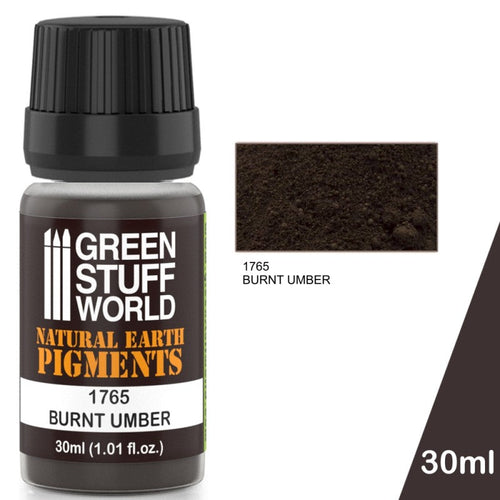 Green Stuff World Natural Earth Pigment Burnt Umber (1765)