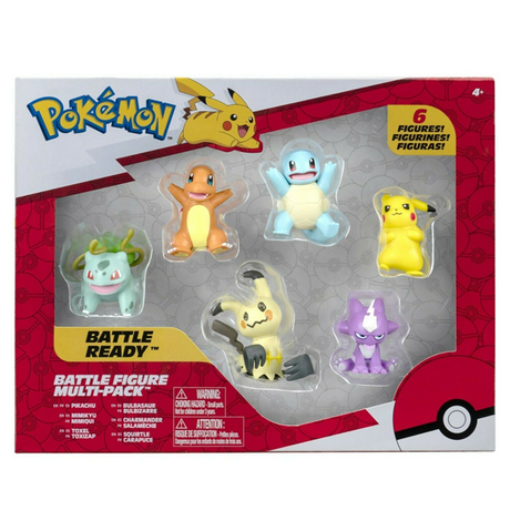 Pokemon: Battle Figure - 6-Pack