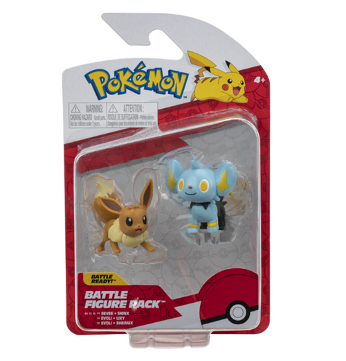 Pokemon: Battle Figure - Eevee and Shinx