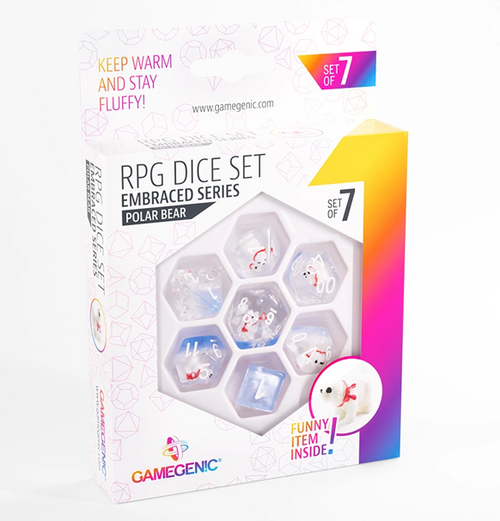 Gamegenic: Embraced Series - Polar Bear RPG Dice Set