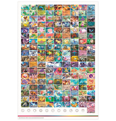 Pokemon Scarlet & Violet 4 151 - Poster Collection
