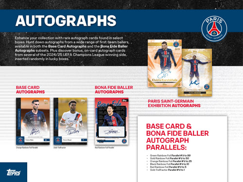 Topps Paris Saint-Germain Team Set 2025/26