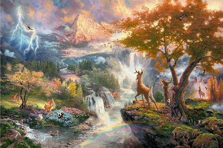 Thomas Kinkade: Disney - Bambi - 1000 (Puslespil)