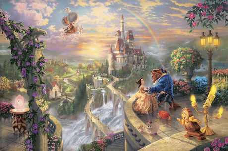 Thomas Kinkade: Disney - Beauty and the Beast - 1000 (Puslespil)