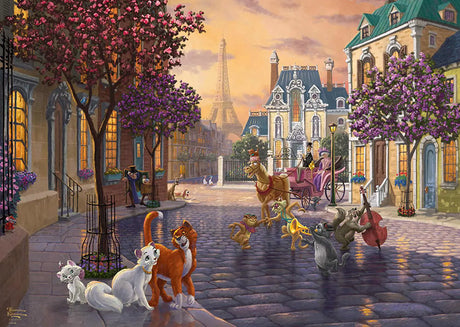 Thomas Kinkade: Disney - The Aristocats - 1000 (Puslespil)