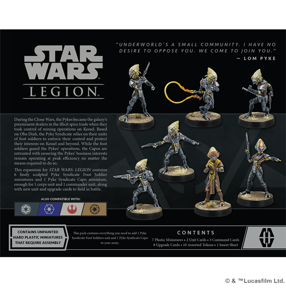 Star Wars Legion - Pyke Syndicate Foot Soldiers (Unit Expansion)