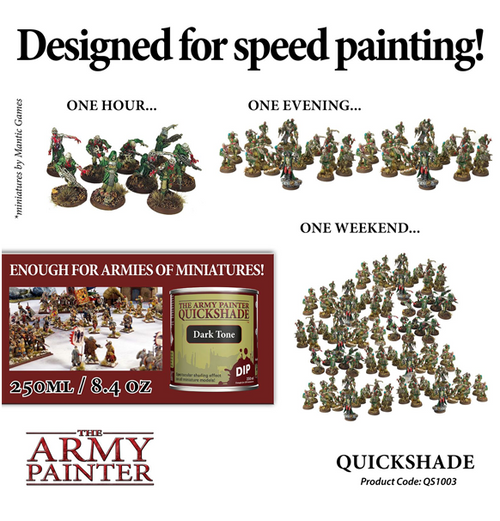 Army Painter: Quickshade Dip - Dark Tone