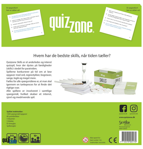 Quizzone: Skills (Dansk)