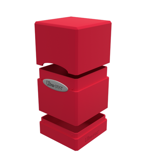 Ultra PRO Satin Tower Deck Box - Apple Red