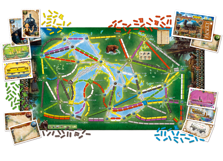 Ticket to Ride Rails and Sails (Dansk)