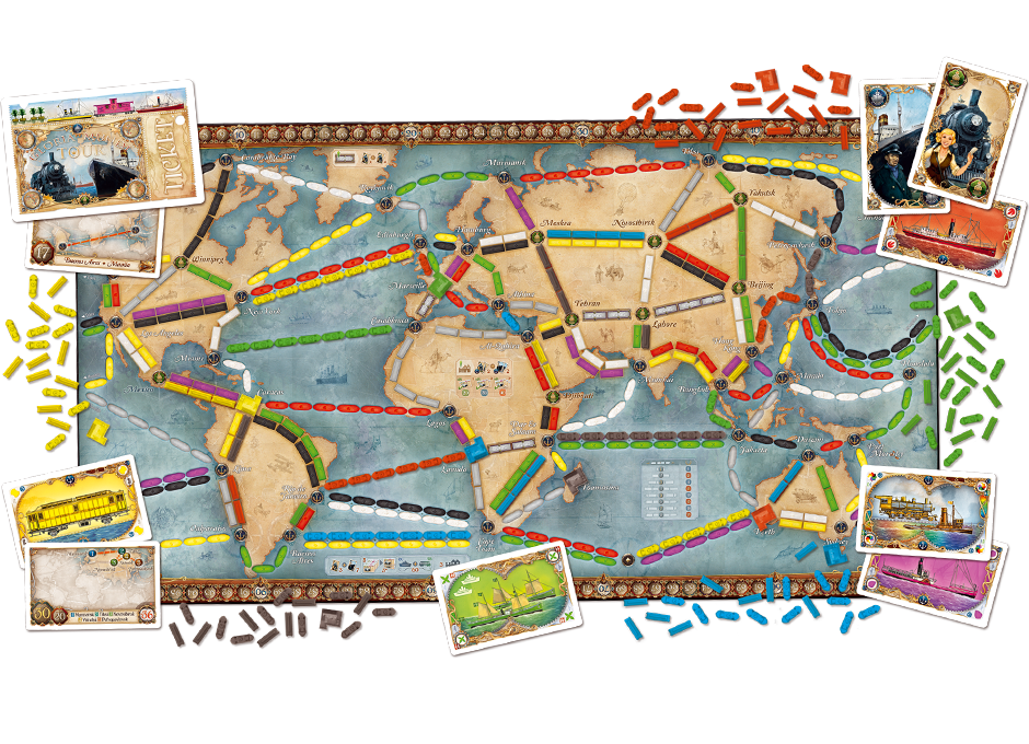 Ticket to Ride Rails and Sails (Dansk)