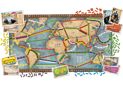 Ticket to Ride Rails and Sails (Dansk)