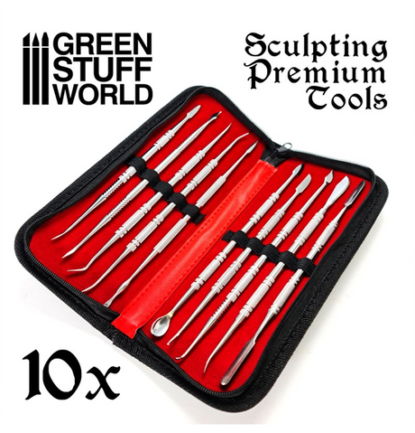 Green Stuff World: Professional Sculpting Tools - With Case