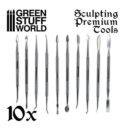 Green Stuff World: Professional Sculpting Tools - With Case