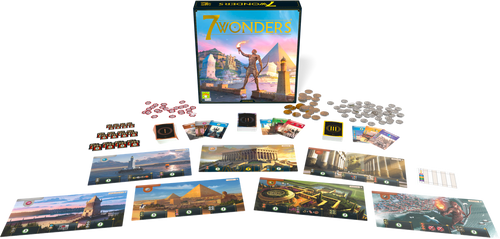 (Beskadiget) 7 Wonders 2nd edition (Dansk)