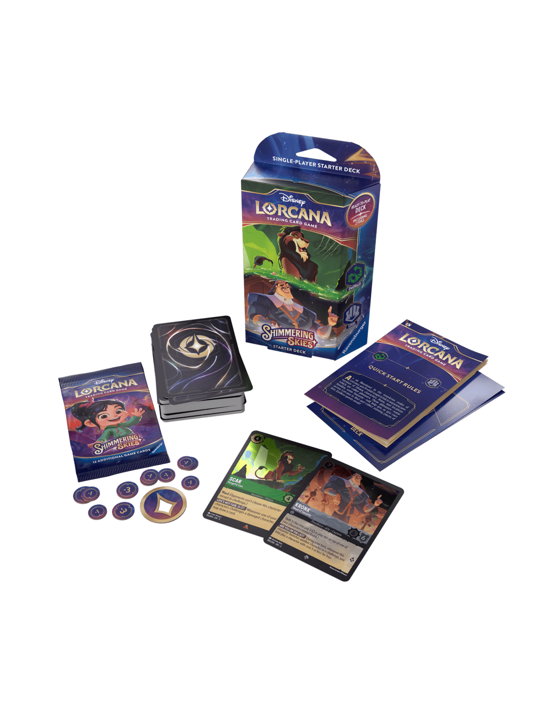 Disney Lorcana: Chapter 5 Shimmering Skies - Scar & Kronk Starter Deck