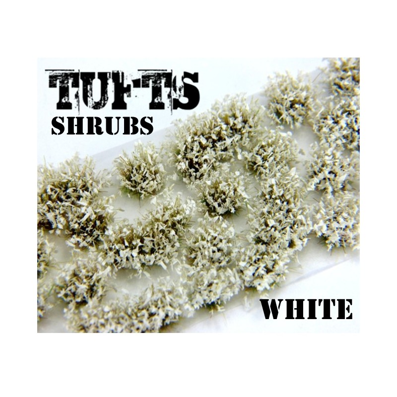 Shrubs Tufts 6mm White