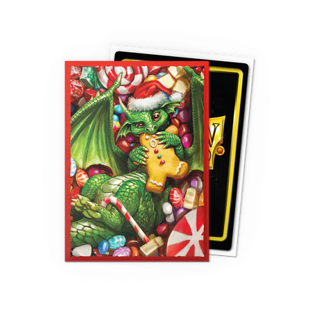 Dragon Shield Brushed Art Sleeves (100) - Christmas 2024