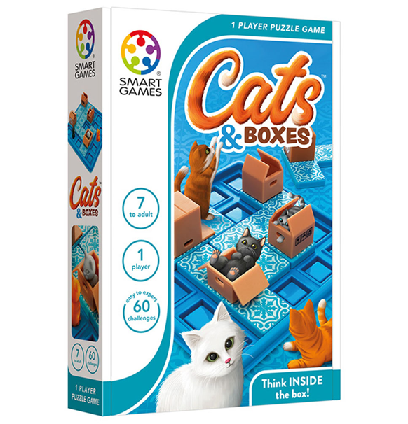 Smart Games - Cats & Boxes (Dansk)