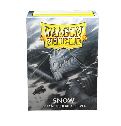 Dragon Shield: Dual Matte Sleeves (100) - Snow