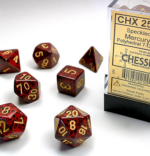 Speckled – Polyhedral Mercury™ 7-Die Set