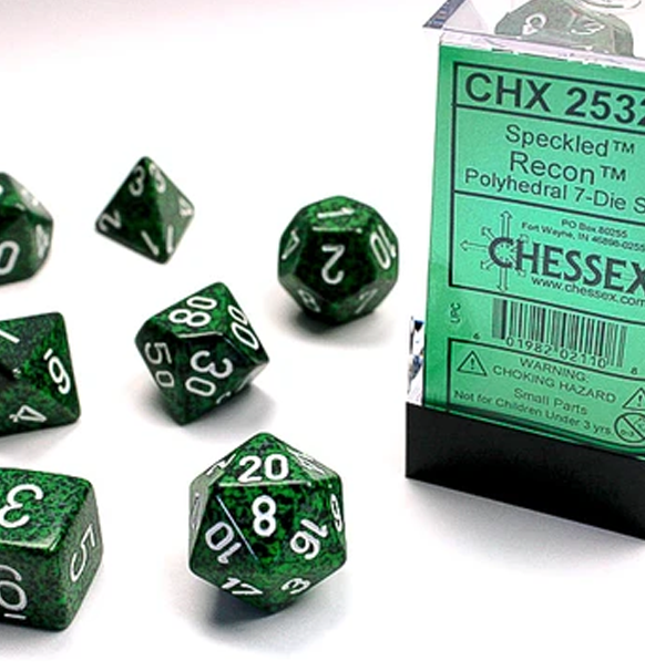 Speckled – Polyhedral Recon™ 7-Die Set