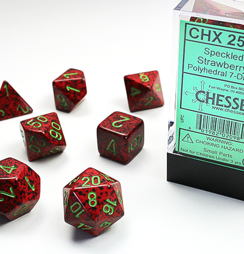 Speckled – Polyhedral Strawberry™ 7-Die Set