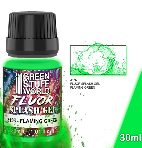 Green Stuff World: Splash Gel - Flaming Green