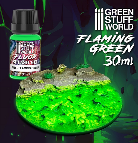 Green Stuff World: Splash Gel - Flaming Green