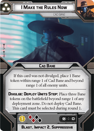 Star Wars Legion - Cad Bane (Operative Expansion)