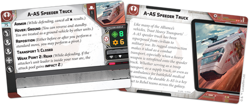 Star Wars Legion - A-A5 Speeder Truck (Unit Expansion)