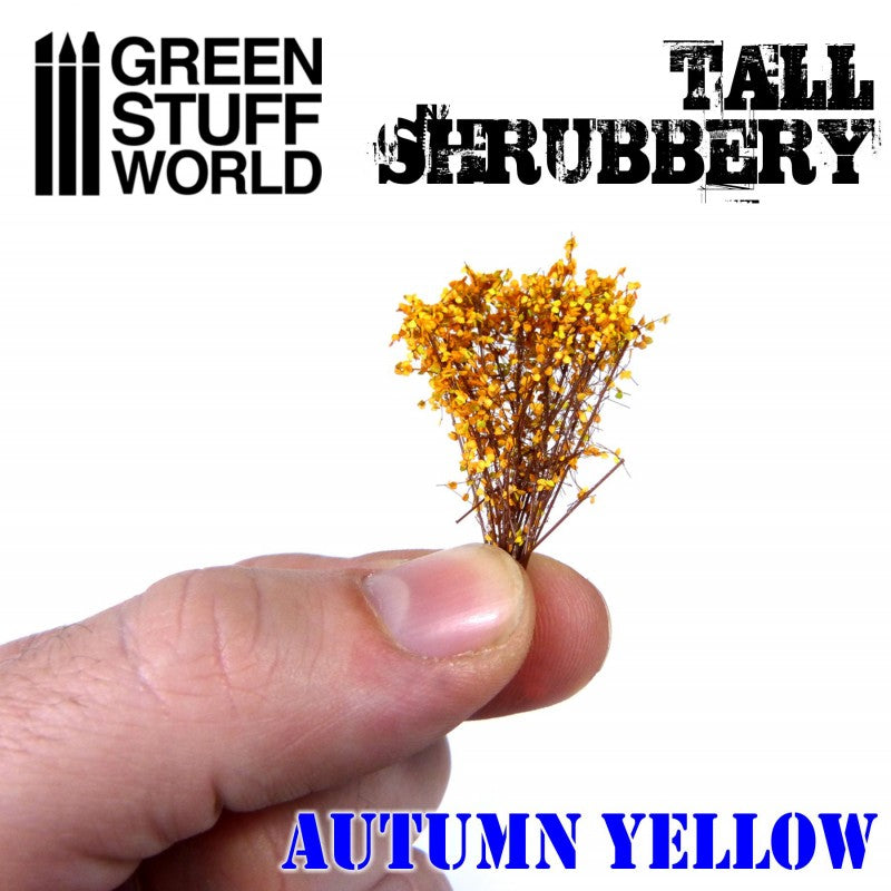 Green Stuff World: Tall Shrubbery - Autumn Yellow