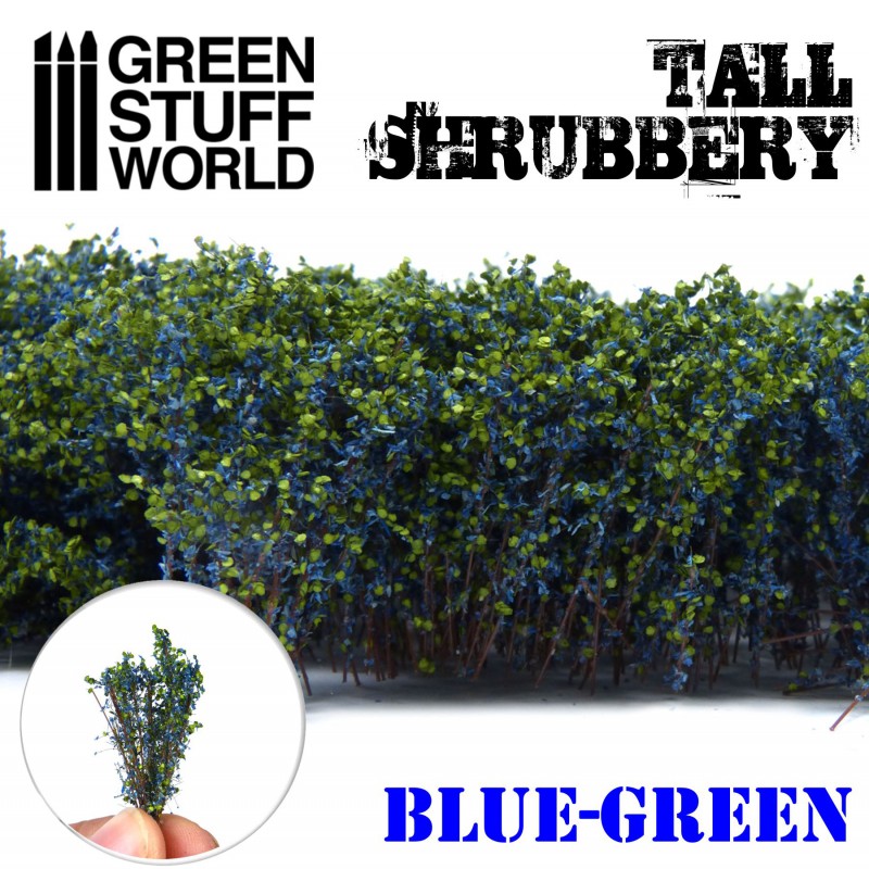 Tall Shrubbery Blue Green