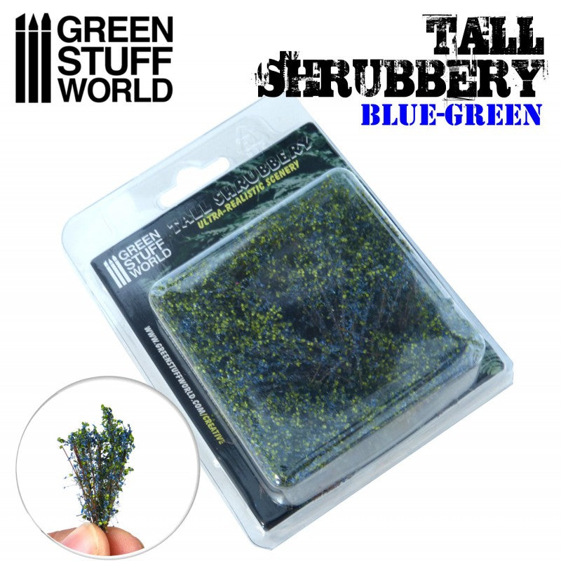 Tall Shrubbery Blue Green