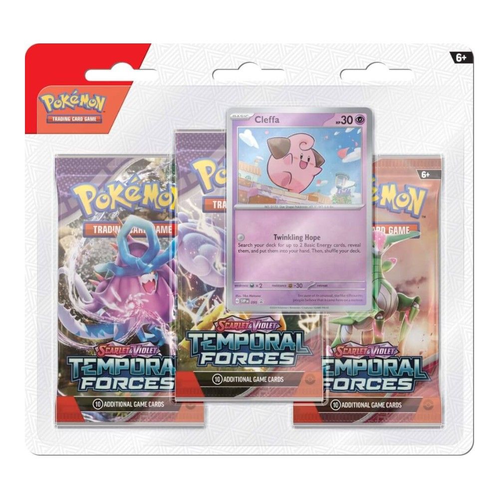 Pokemon Scarlet & Violet 5: Temporal Forces - Triple Booster Blister
