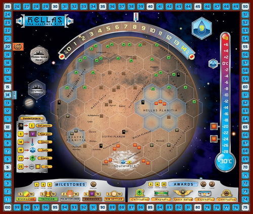 Terraforming Mars: Hellas & Elysium (Exp) (Dansk)