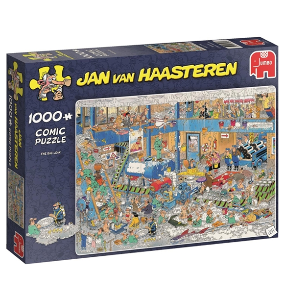 Jan Van Haasteren: The Big Leak 1000 (Puslespil)