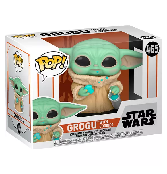 Funko POP! - Star Wars: The Mandalorian - The Child w/ Cookie #465