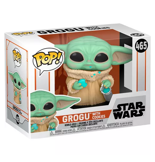 Funko POP! - Star Wars: The Mandalorian - The Child w/ Cookie #465