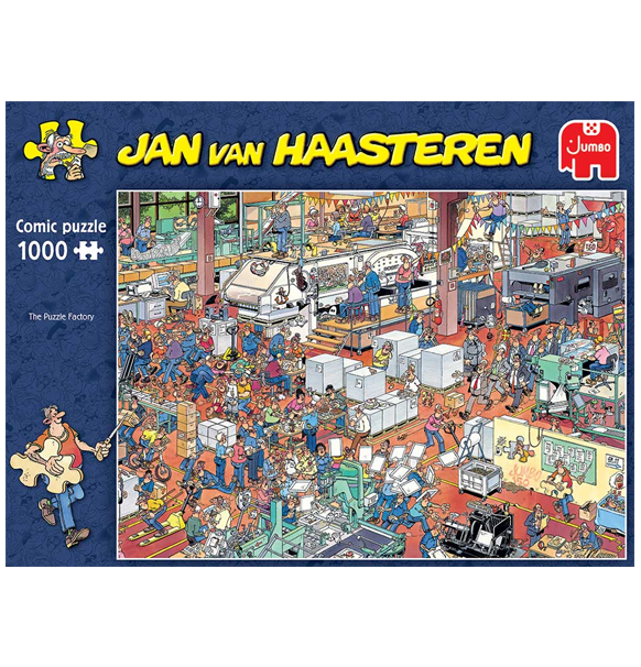 Jan Van Haasteren: The Puzzle Factory 1000 (Puslespil)