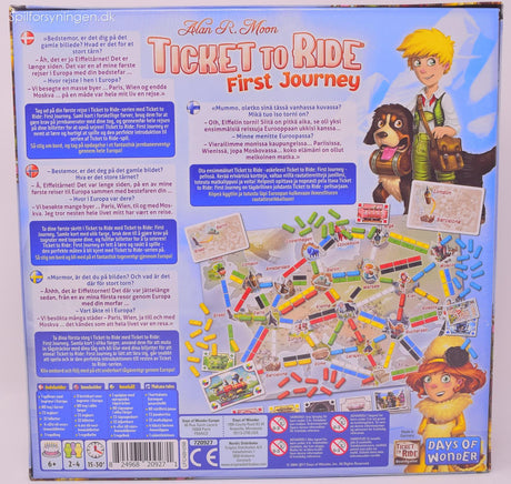 Ticket to Ride First Journey (Dansk)