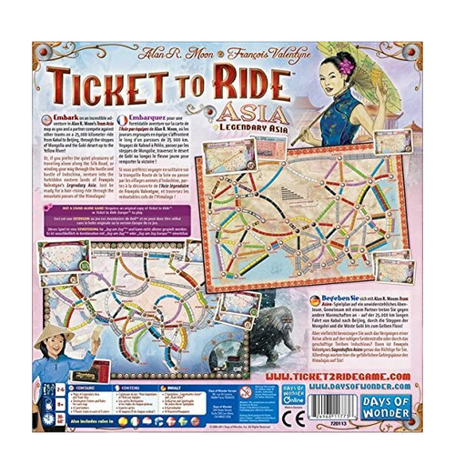 Ticket To Ride Map Coll. #1 (Asia)