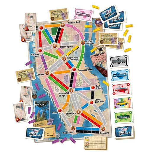 Ticket to Ride - New York (Dansk)