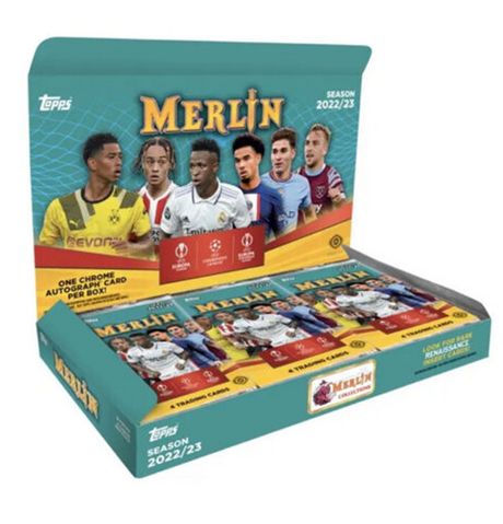 Fodboldkort Topps - Merlin UEFA Chrome 2022/23 - Hobby box