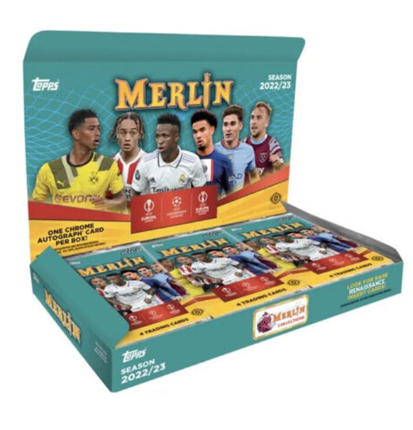 Topps Merlin UEFA Chrome 2022/23 - Hobby box