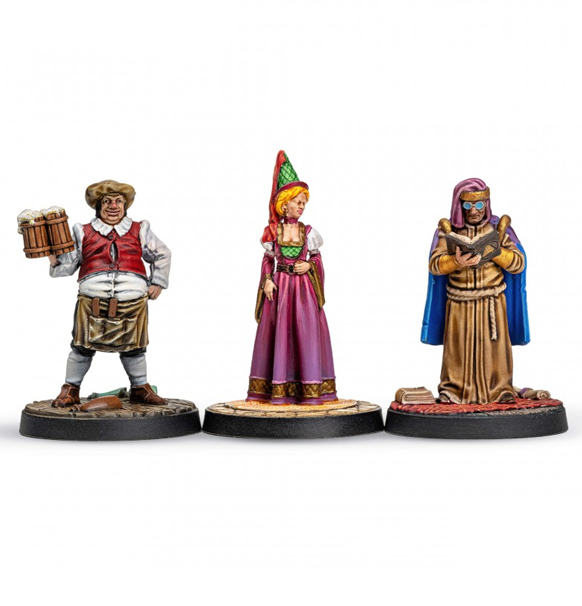 Dungeons & Lasers: Townsfolk Miniature Pack