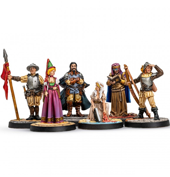 Dungeons & Lasers: Townsfolk Miniature Pack