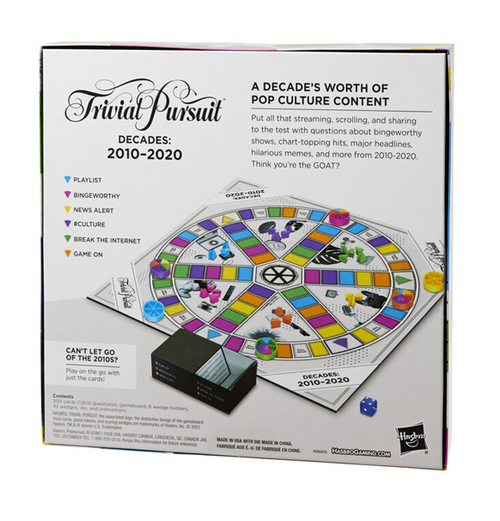 Trivial Pursuit: Decades - 2010 to 2020 (Dansk)