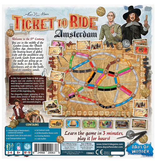 Ticket to Ride - Amsterdam (Dansk)