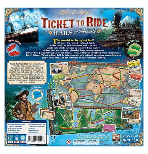 Ticket to Ride Rails and Sails (Eng)